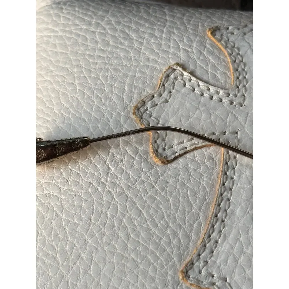 Chrome Hearts WHISKER BISCUIT Sunglasses Rare Vintage Gold Plated
